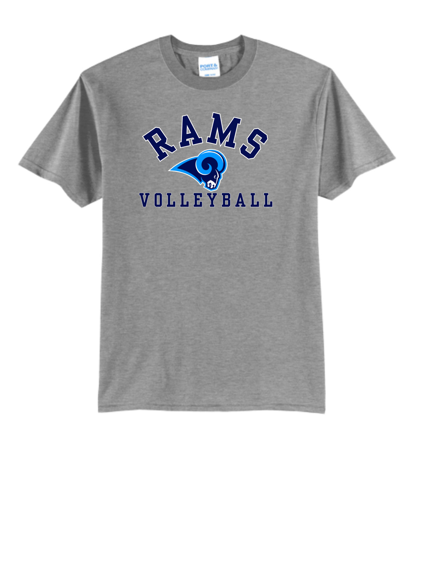 Rogers Volleyball P&C Core Blend Tee-Logo3