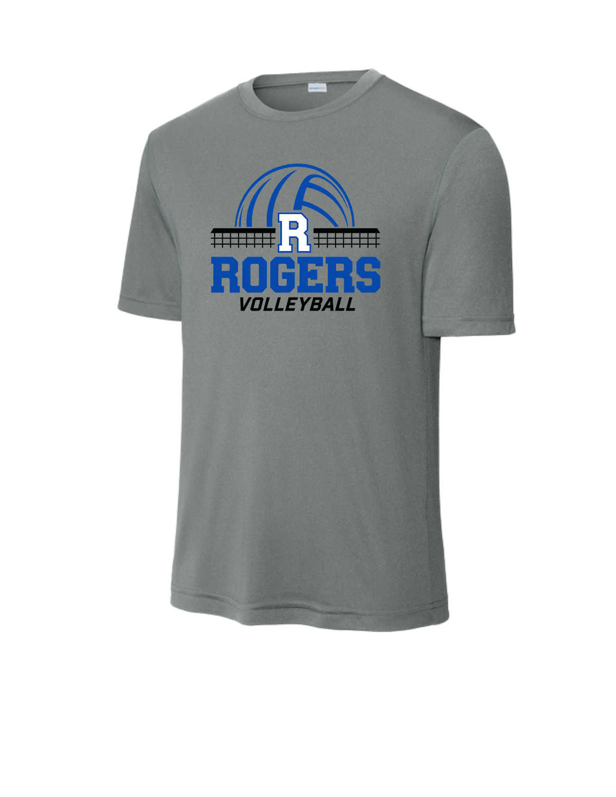 Rogers VB-Sport-Tek Dri Fit Tee -Logo1