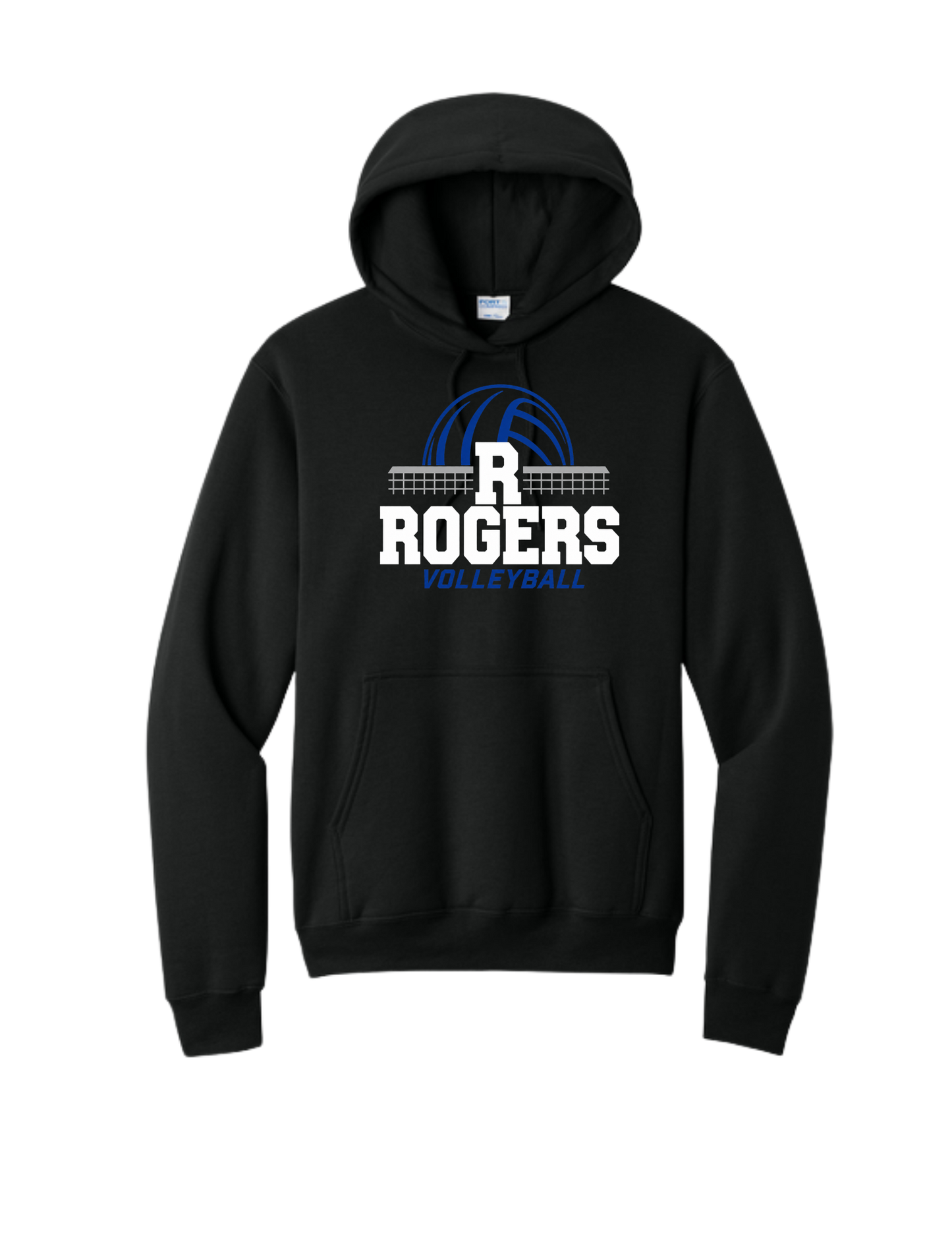 ROGERS VB-Port & Co Core Fleece Hoodie-Logo1