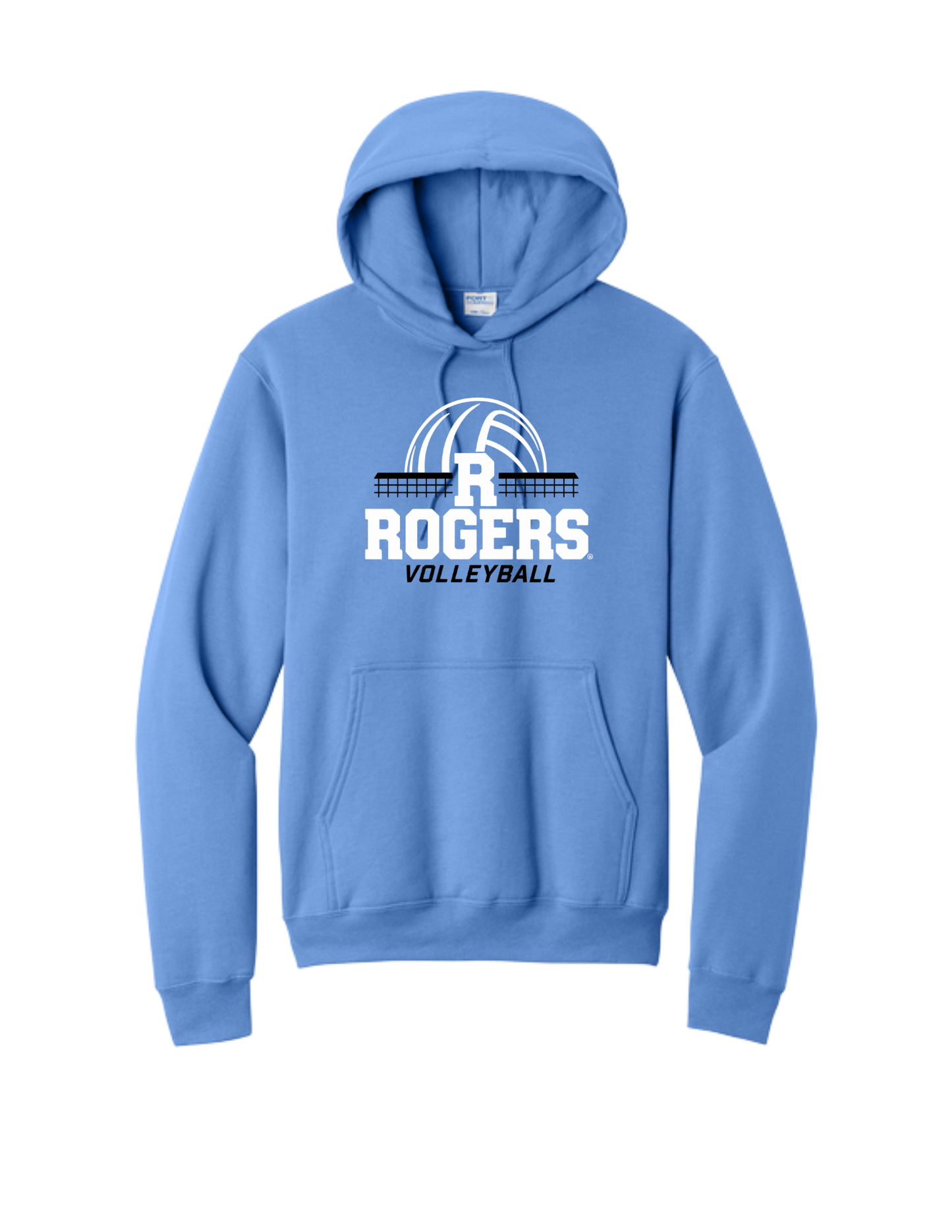 ROGERS VB-Port & Co Core Fleece Hoodie-Logo1