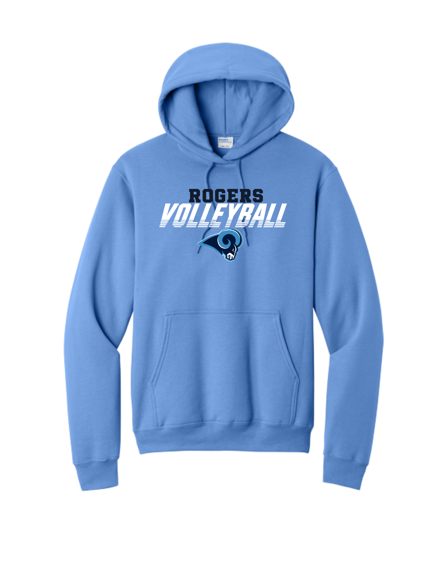 ROGERS VB-Port & Co Core Fleece Hoodie-Logo4