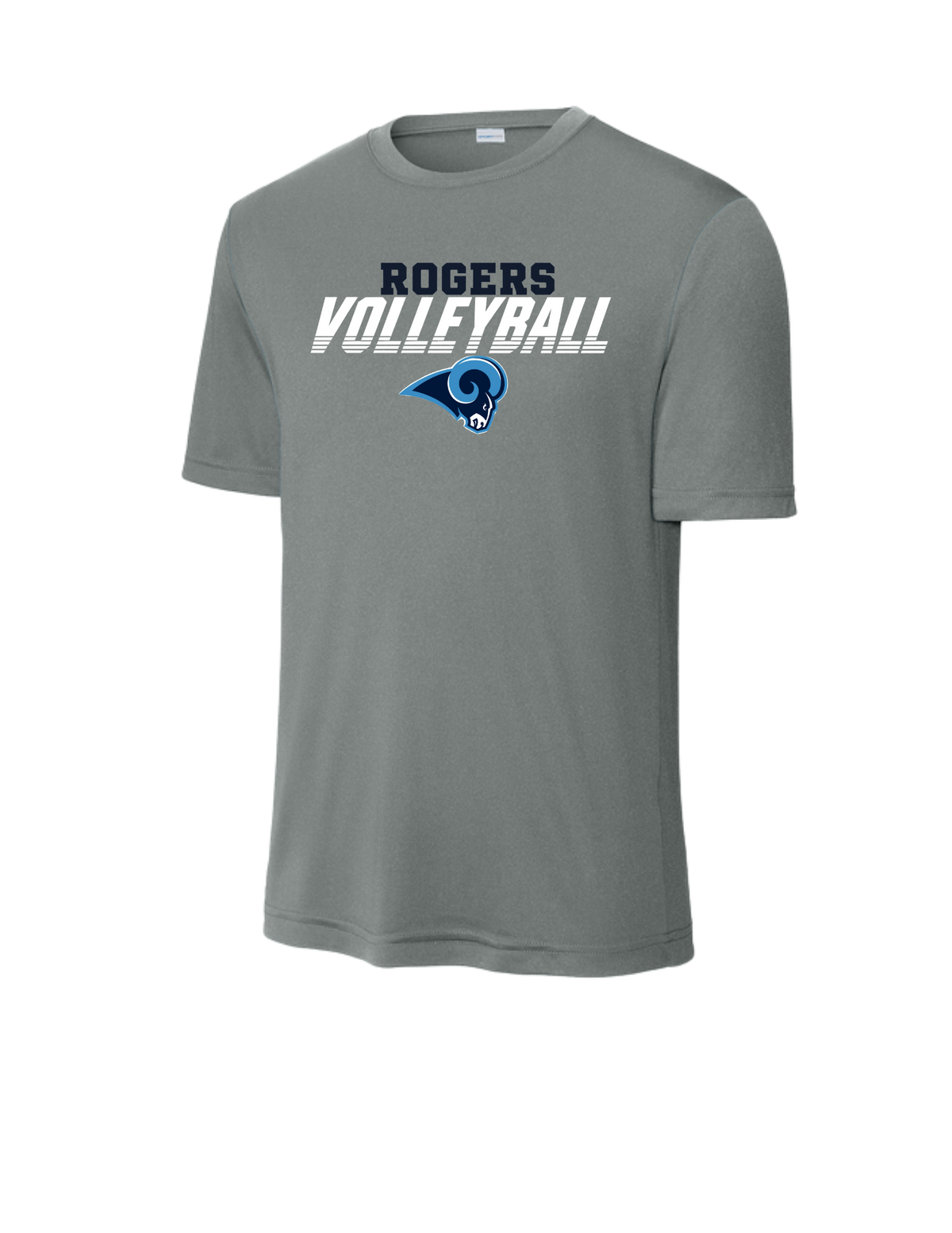 Rogers VB-Sport-Tek Dri Fit Tee -Logo4