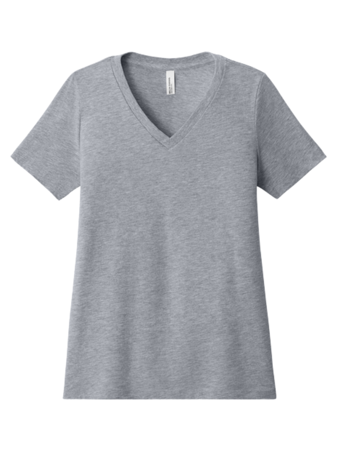 BELLA+CANVAS Women’s Relaxed Heather CVC V-Neck Tee BC6405CVC
