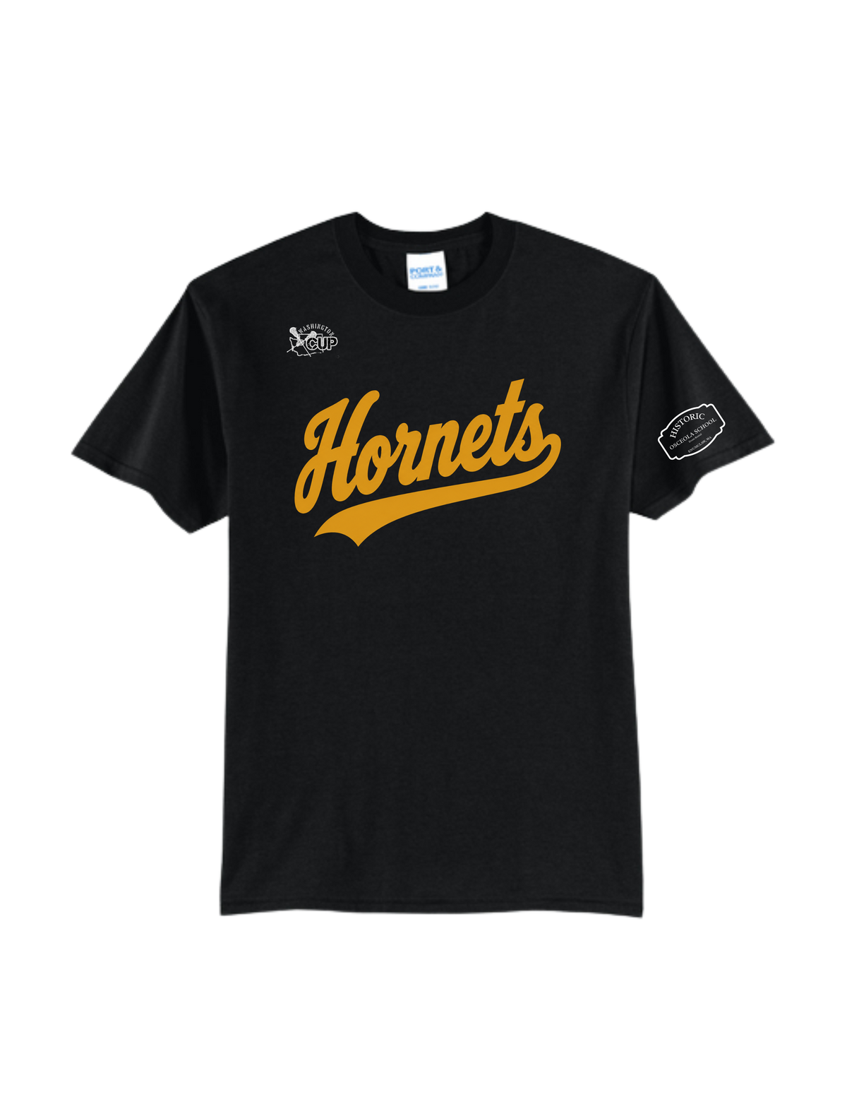 Hornets Lacrosse PC55 T-Shirt 50/50 Poly/Cotton
