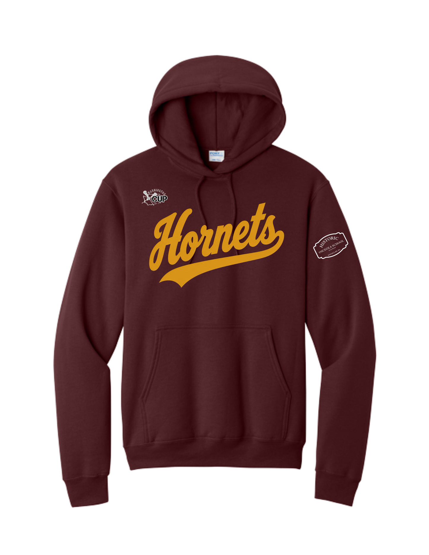 Hornets Lacrosse Hoodie PC78H 50/50 Poly/Cotton