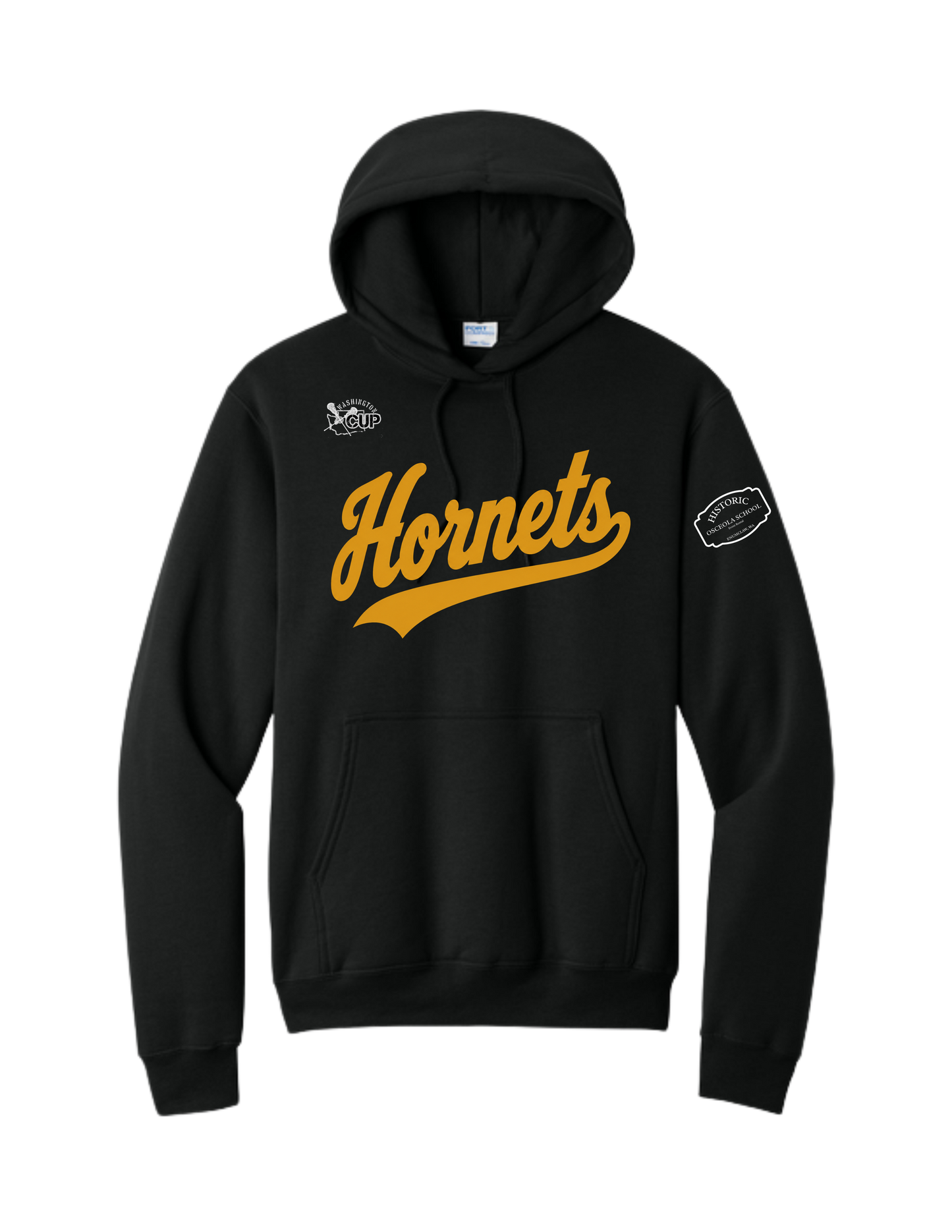 Hornets Lacrosse Hoodie PC78H 50/50 Poly/Cotton