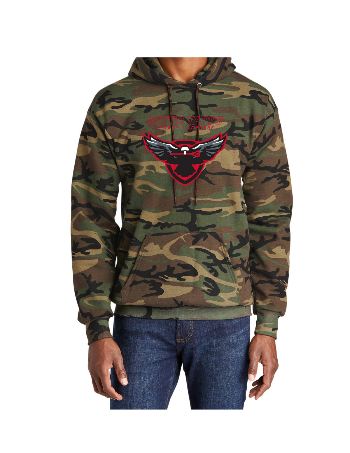North Tapps Lacrosse Camo Hooded Sweatshirt