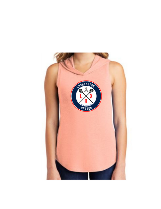WUL Women's Perfect Tri Sleeveless Hoodie