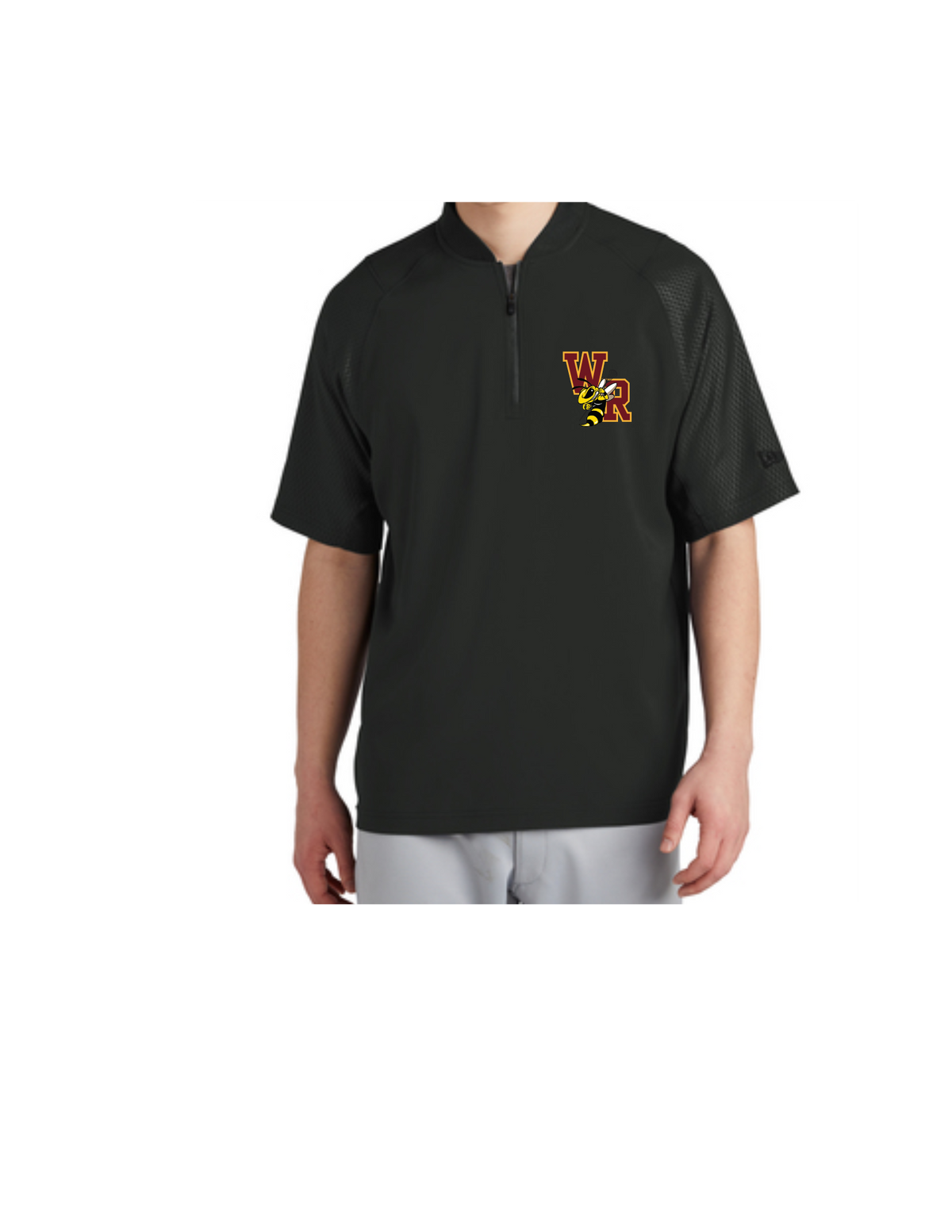White River Lacrosse New Era Cage Short Sleeve 1/4 Zip