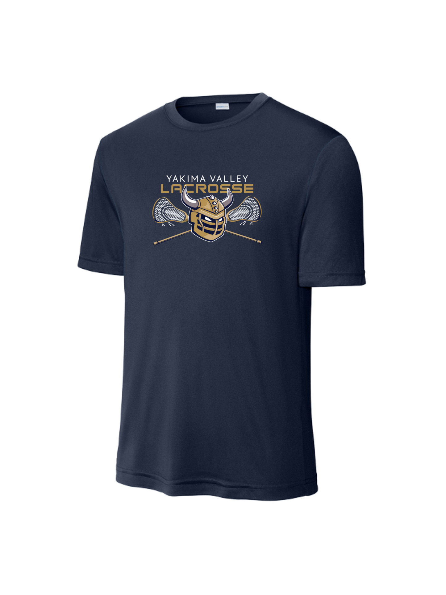 Yakima Valley Lacrosse Sport-Tek Dri-Fit Tee Main Logo