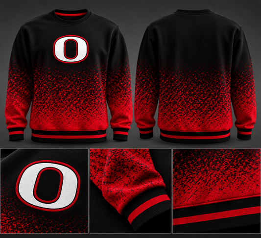 OJC Fade Crewneck Sweatshirt, fully sublimated