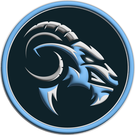Rogers Rams 4" Velcro PVC Patch